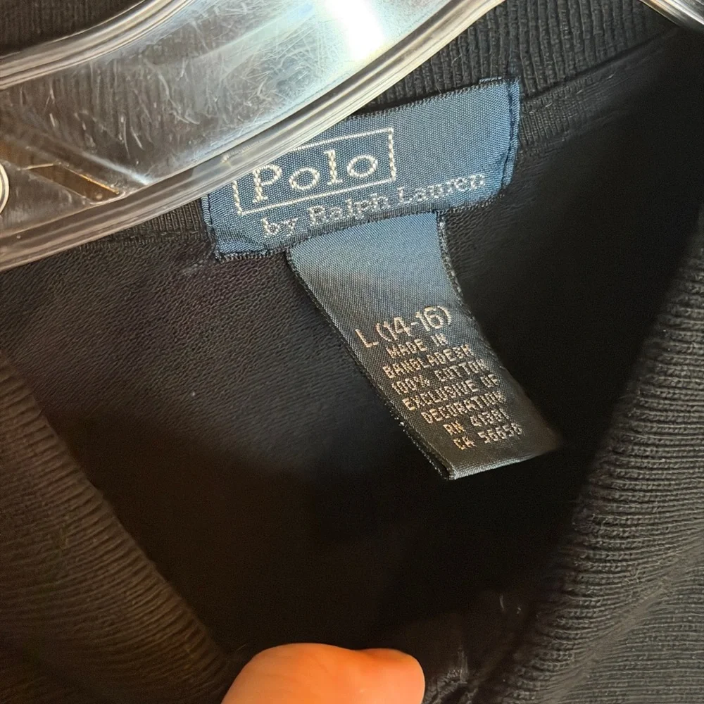 Ralph Lauren Kids Polo in‎ Black with Red Emblem